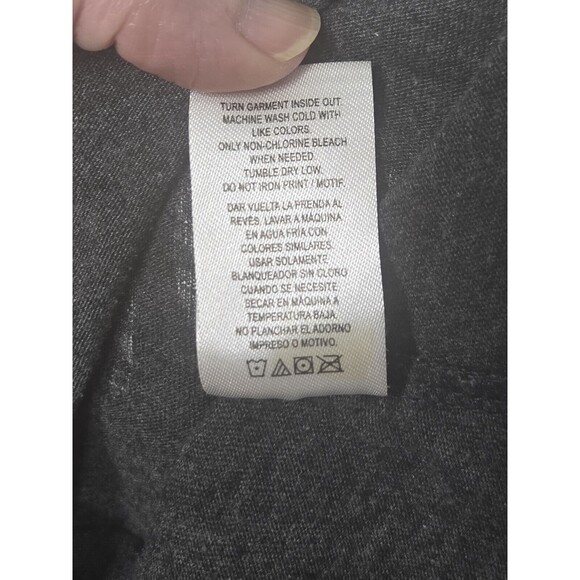 Evy Of California Charcoal Grey Girl "I Was Born To Sparkle" T-shirt Size 6/6X - Picture 5 of 6